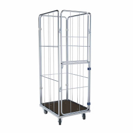 Wäschewagen schmal, Holzboden, 4-seitig,...