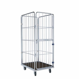 Wäschewagen schmal, Holzboden, 4-seitig,...