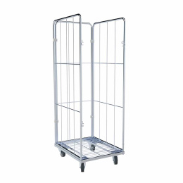 Wäschewagen, Stahlboden, 3-seitig, Nutzhöhe...