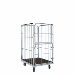 Wäschewagen Nutzhöhe 1.000 mm, Holzboden,...