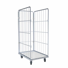 Wäschewagen Nutzhöhe 1.370 mm, Kunststoffboden...