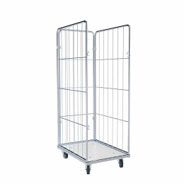 Wäschewagen Nutzhöhe 1.550 mm, Kunststoffboden...