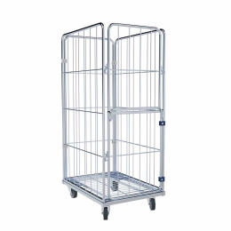 Wäschewagen Nutzhöhe 1.370 mm, Stahlboden,...