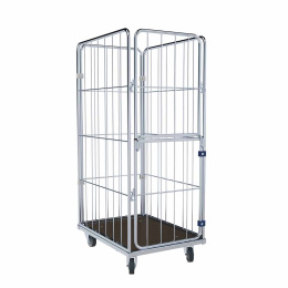 Wäschewagen Nutzhöhe 1.370 mm, Holzboden,...