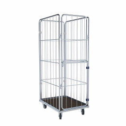 Wäschewagen Nutzhöhe 1.550 mm, Holzboden,...