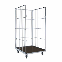 Wäschewagen Nutzhöhe 1.370 mm, Holzboden,...