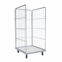 Wäschewagen Nutzhöhe 1.550 mm, Kunststoffboden...