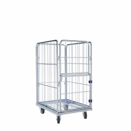 Wäschewagen Nutzhöhe 1.000 mm, Stahlboden,...