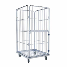 Wäschewagen Nutzhöhe 1.370 mm, Stahlboden,...