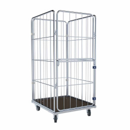 Wäschewagen Nutzhöhe 1.370 mm, Holzboden,...