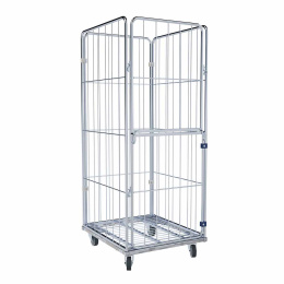 Wäschewagen Nutzhöhe 1.650 mm, Stahlboden,...