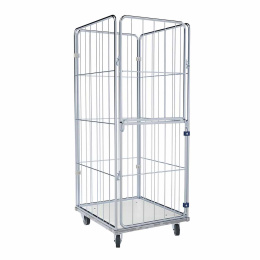 Wäschewagen Nutzhöhe 1.650 mm, Kunststoffboden...