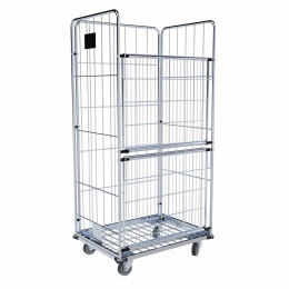 Wäschewagen mit 2 Zwischenböden klappbar, 4...