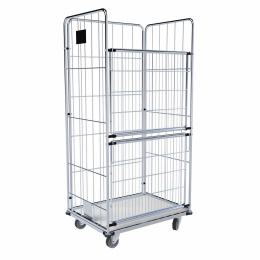 Wäschewagen mit 2 Zwischenböden klappbar, 4...