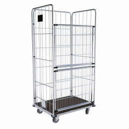 Wäschewagen mit 2 Zwischenböden klappbar, 4...