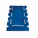 Kartentasche für Rollbehälter, Anbringung am Seitengitter, 270 x 160 mm, Blau