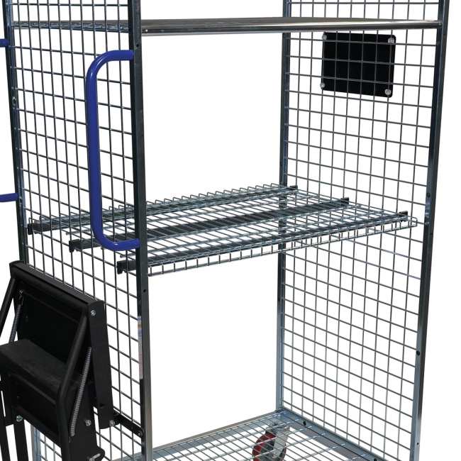 Drahtgitterzwischenboden für Kommissionierwagen M, ohne Aufkantung, frei einlegbar, 75 kg