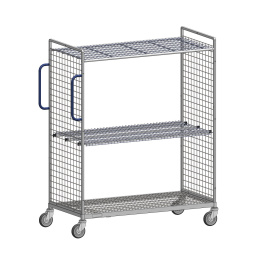 Kommissionierwagen L-2, 660 x 1.330 x 1.625 mm, 3-seitig,...