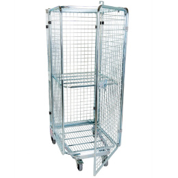 Nestbarer Rollbehälter ADB-E, 725 x 820 x 1.890 mm,...