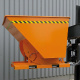 Kippbehälter quer kippbar - Volumen 300 Liter - Traglast 1500 kg - Orange