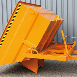 Kippbehälter extragroß - Volumen 5000 Liter - Traglast 2500 kg - Orange