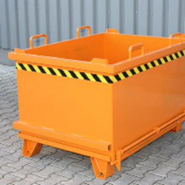 Klappbodenbehälter - Volumen 300 Liter - Traglast 1000 kg - Orange