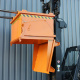 Klappbodenbehälter - Volumen 750 Liter - Traglast 1500 kg - Orange