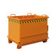 Baustoff Container mit Klappboden - 300 Liter - Traglast 1000 kg - Orange