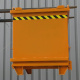 Baustoff Container mit Klappboden - 300 Liter - Traglast 1000 kg - Orange