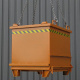 Baustoff Container mit Klappboden - 500 Liter - Traglast 1000 kg - Orange