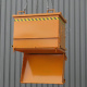 Baustoff Container mit Klappboden - 1000 Liter - Traglast 2000 kg - Orange