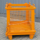 Gitterbehälter Bodenklappe - Volumen 1000 Liter - Traglast 500 kg - Orange