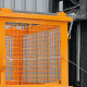 Gitterbehälter Bodenklappe - Volumen 1000 Liter - Traglast 500 kg - Orange