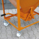 Silobehälter auf Rollen - Volumen 600 Liter - Traglast 1.000 kg - Orange