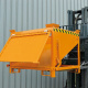 Silobehälter mit Schüttklappe - Volumen 300 Liter - Traglast 750 kg - Orange