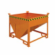 Silobehälter mit Auslaufschieber - Volumen 500 Liter - Traglast 750 kg - Orange