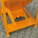 Silobehälter mit Dosier-Schiebeklappe - 300 Liter - Traglast 750 kg - Orange