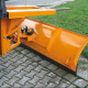 Schneepflug Einfahrtasche oben - PUR Schürfleiste - Schildbreite 1500 mm - Orange