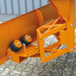 Schneepflug Einfahrtasche oben - Federklappscharre - Schildbreite 2100 mm - Orange