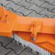 Kehrbesen für Gabelstapler und Radlader - Länge 1000 mm - Orange