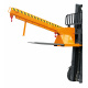 Kranarm teleskopierbar und höhenverstellbar - Tragkraft 5000 kg - Orange