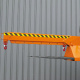 Kranarm teleskopierbar und höhenverstellbar - Tragkraft 5000 kg - Orange