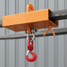 Lasthaken Stapler Aufsatz für 1 Zinken - Tragkraft 1000 kg - Orange