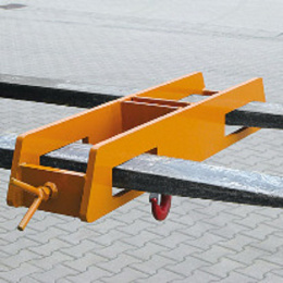 Lasthaken Stapler Aufsatz über 2 Zinken - Tragkraft 2500 kg - Orange