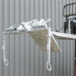 Mülltonnenkipper für Müllgroßbehälter (MGB) - Tragkraft 600 kg - Orange