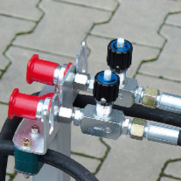 Gitterboxenkipper für Gitterbehälter in Euro-Norm - Tragkraft 500 kg - Orange