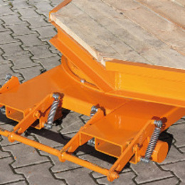 Kommissionierplattform - 3610 x 2000 mm - Tragkraft 5000 kg - Orange