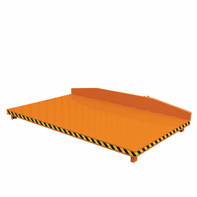 Sammelplattform - 4000 x 1790 mm - Tragkraft 2000 kg - Orange