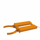Fassgreifer mit Verriegelungsautomatik 2 x Fass - 200 l - Tragkraft 1000 kg - Orange