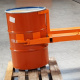 Fassheber für stehende Fässer 1 x Fass - 120 l - Tragkraft 300 kg - Orange